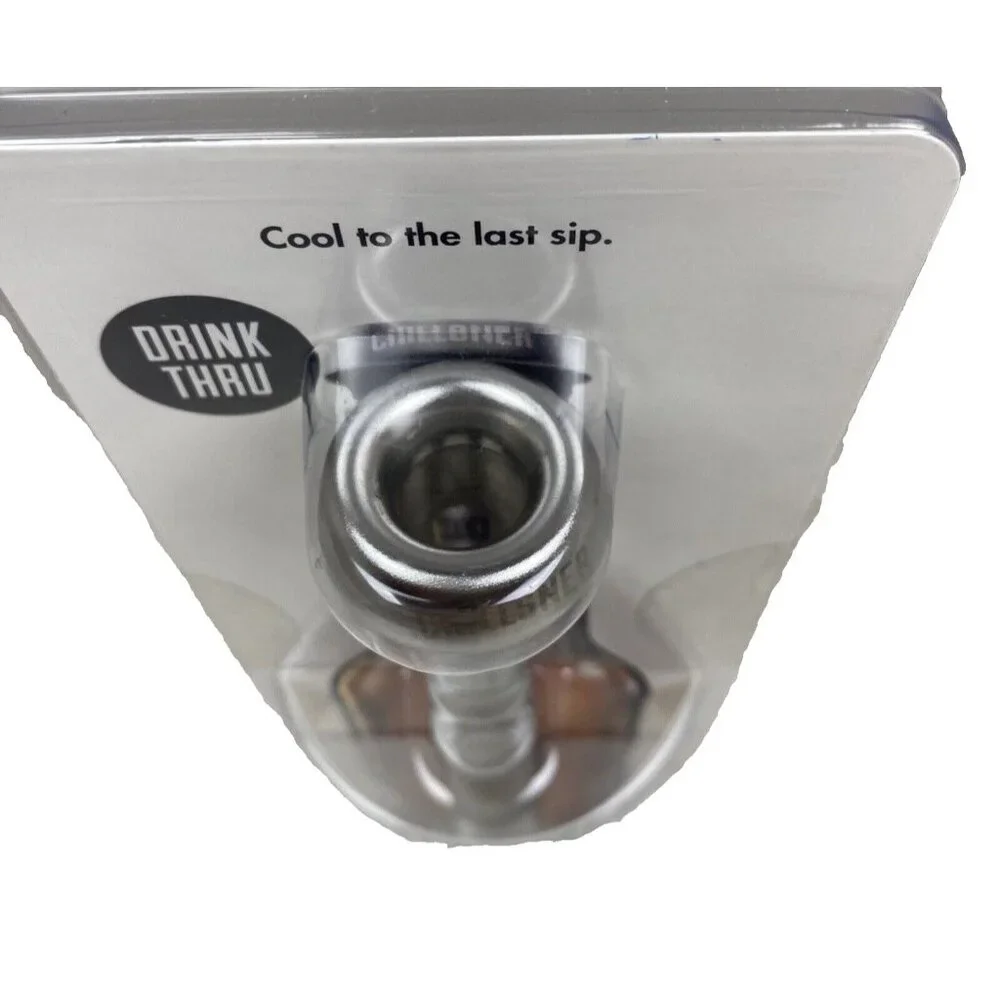 NEW Chillsner by Corkcicle Drink Thru Beer Chiller Reusable Non-Toxic